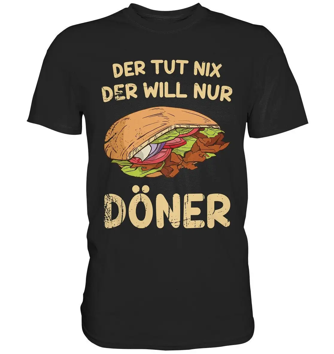 Der Tut Nix Will Nur Döner Kebab Imbiss Dönerspieß Premium T Shirt