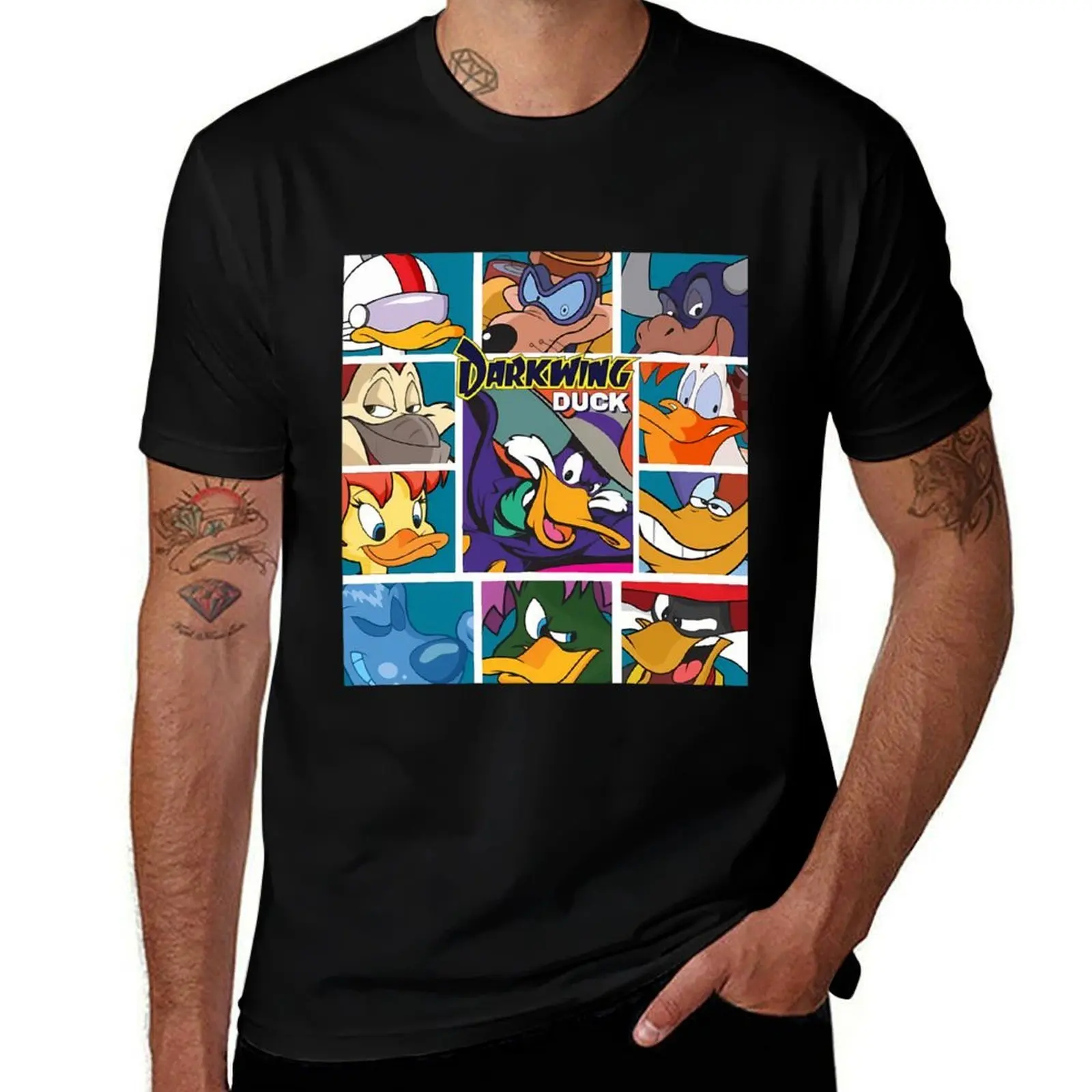 

Duck Darkwing And Friends T-Shirt Plus Size Solid Color T-Shirt