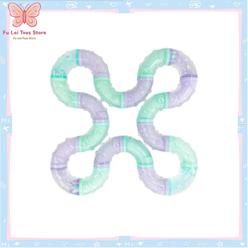 

Authentic Tangle Soothing Collection Pink Orange Lavender Fidget Tool Stress Reliever ADHD Focus Aid Quiet Hand Toy In Stock