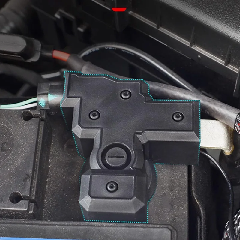 For Ford Ranger 2024 battery negative protection cover waterproof and dustproof protective cover for car interior products