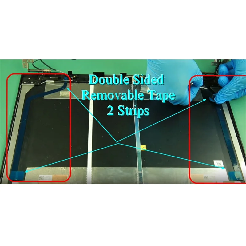 Double Sided Adhesive Tape for Lenovo Laptop LCD Screen, Easy to Pull The Tape, Left and Right, One Each Each