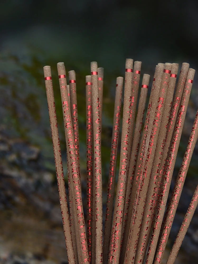 Prayer for Good Fortune Bamboo Stick Coarse Incense Home Indoor/Temple Buddhist halls Worship Buddha Smoke offering Fragrance