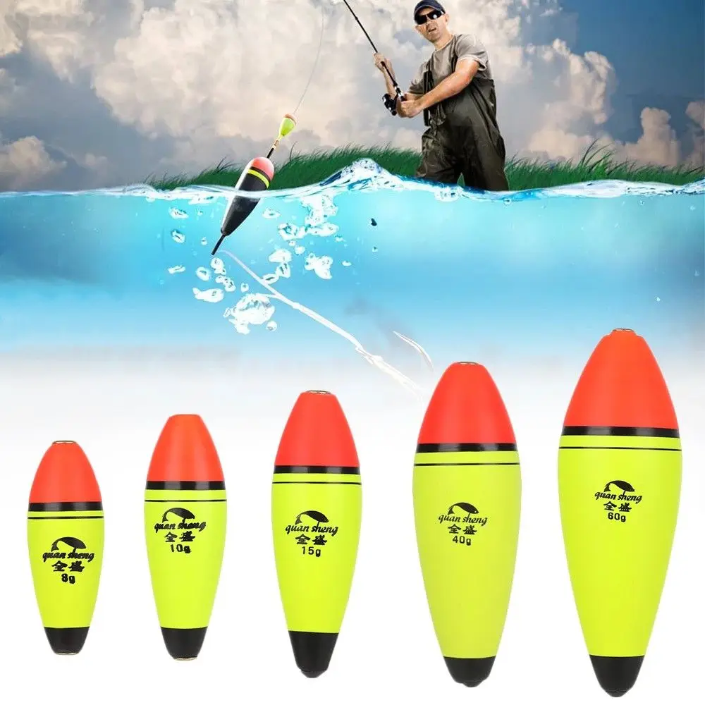 

1Pc 8g-200g Foam Fishing Float Floating Buoyancy EVA Elastic Fishing Float Rock Fishing Bobber Flotador Fishing Tackle Tools