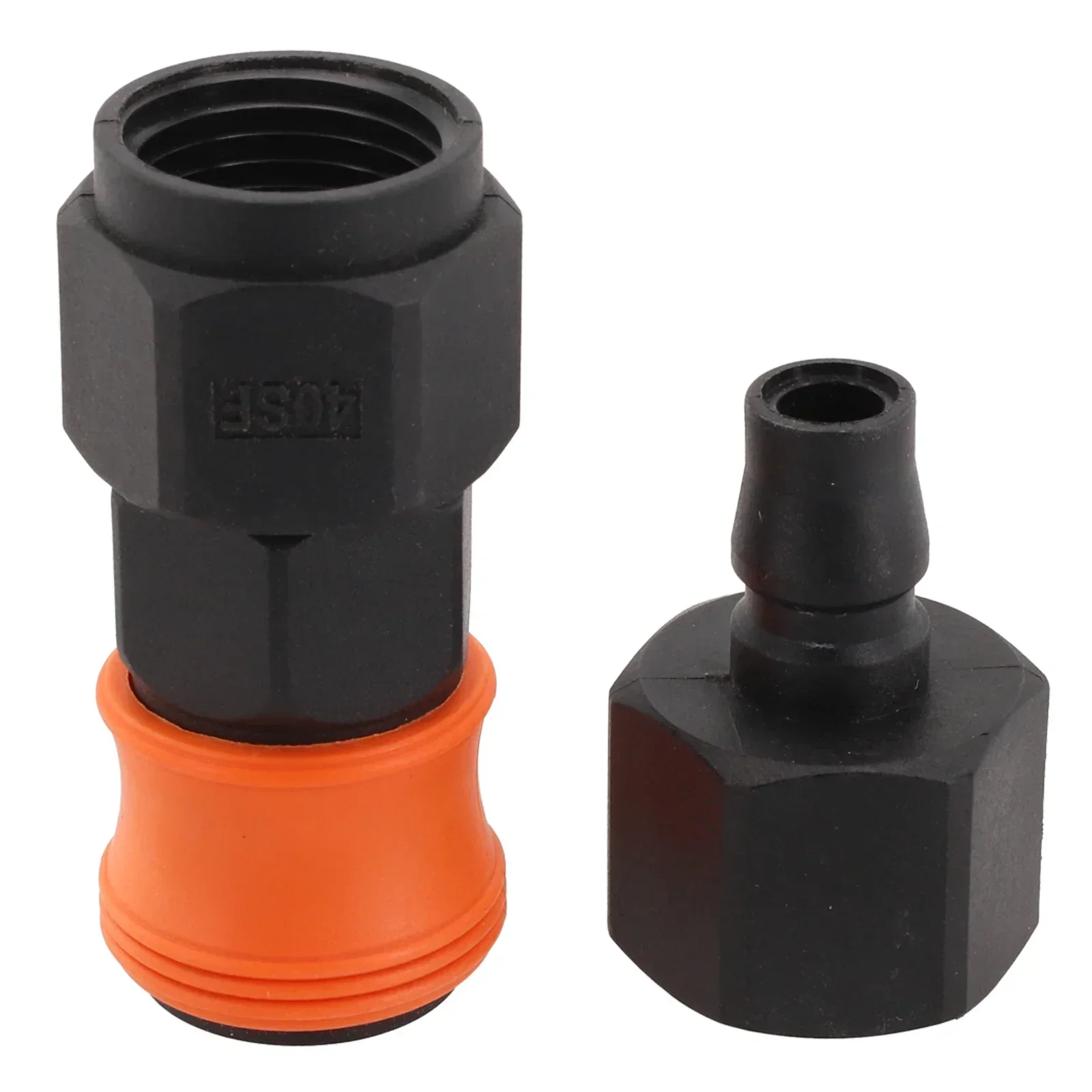 

Air Hose Connector PU Tube Connector Workshop One-hand Operation Double-ring Air Seal Easy To Use Spring-loaded Quick Release
