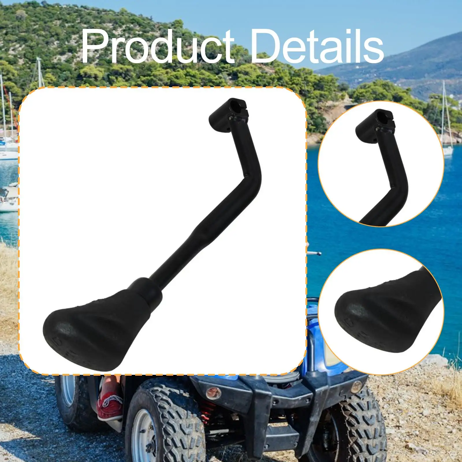 

Sturdy Gear Shifter Lever Practical Replacement Metal Motorcycle Accessories Easy to Use for 50CC 250CC ATV Go Kart Transmission