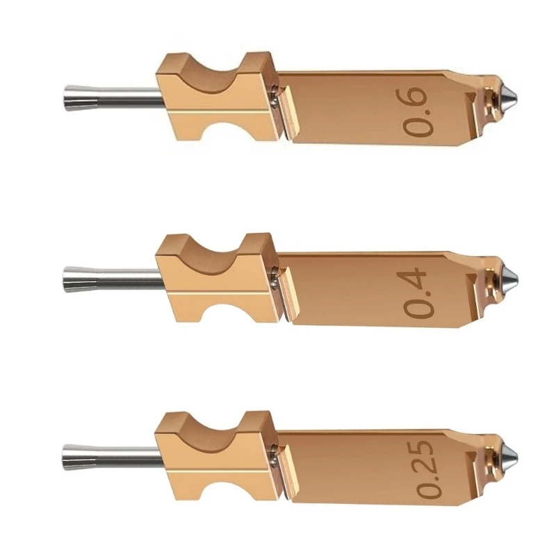 

High Temperature Resistant Nozzle Tip for AD5X 3D Printers with 0.25mm 0.4mm 0.6mm Size Precise Stable Reliable Replacement