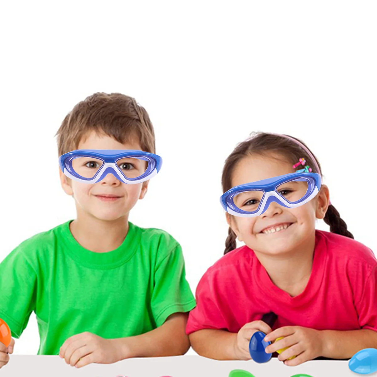 

Swimming Goggles UV Protective Glasses Waterproof Anti-fog Clear Casual Child Kids