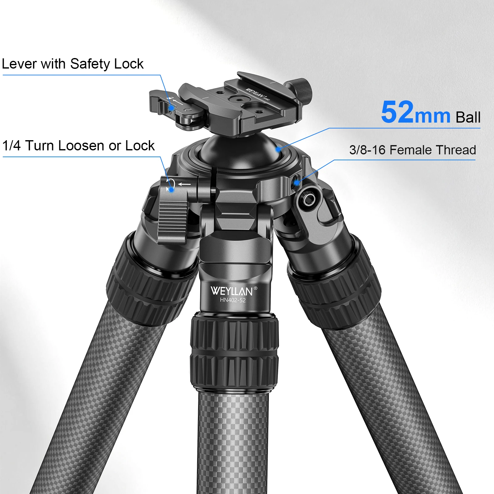 WEYLLAN HN402 Hunting Tripod C - Heavy Equipment Video review and price