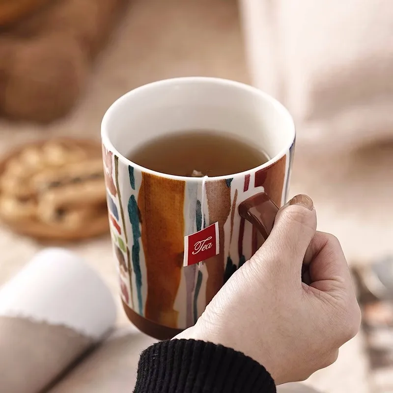 Ceramic Retro Coffee Mug Water Mug Tea Cup Individual Creativity Milk Mug Office Tea Cup Home Milk Cup