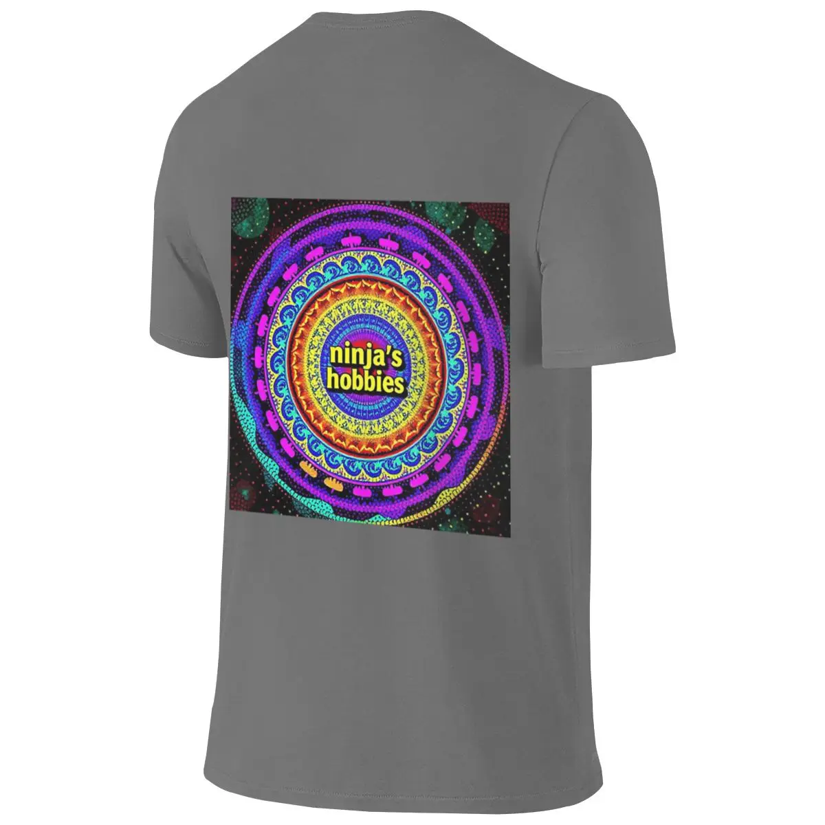 Ninja Hobbies Japanese Fresh Reversible T-shirt Niche Street Style Fade-Resistant Shirt