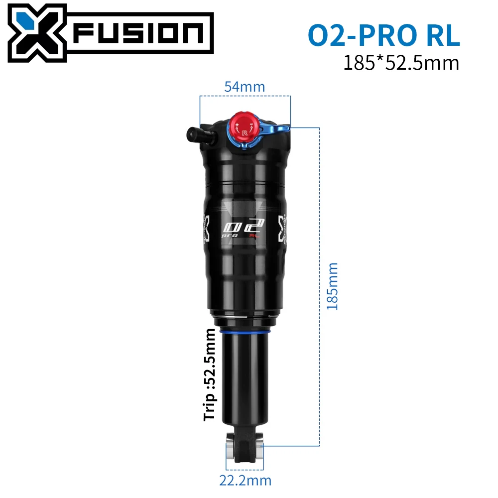 XFUSION O2 PRO RL/RV Mtb Rear Shock Absorber 185/210/220mm
