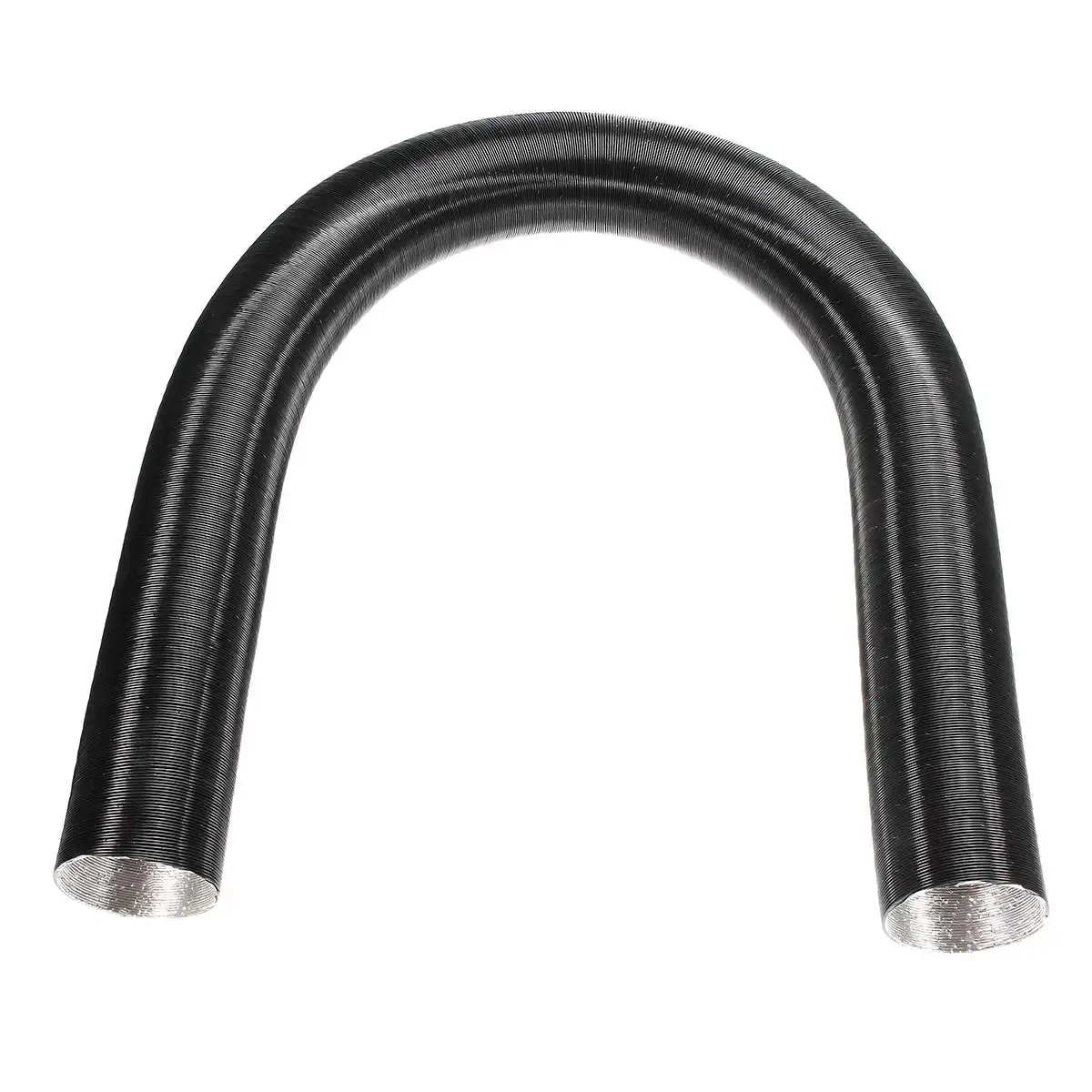 Black 60mm Heater Ducting Pipe Air Diesel Parking Heater Exhaust Hose Tube For Webasto Dometic Planer Heaters