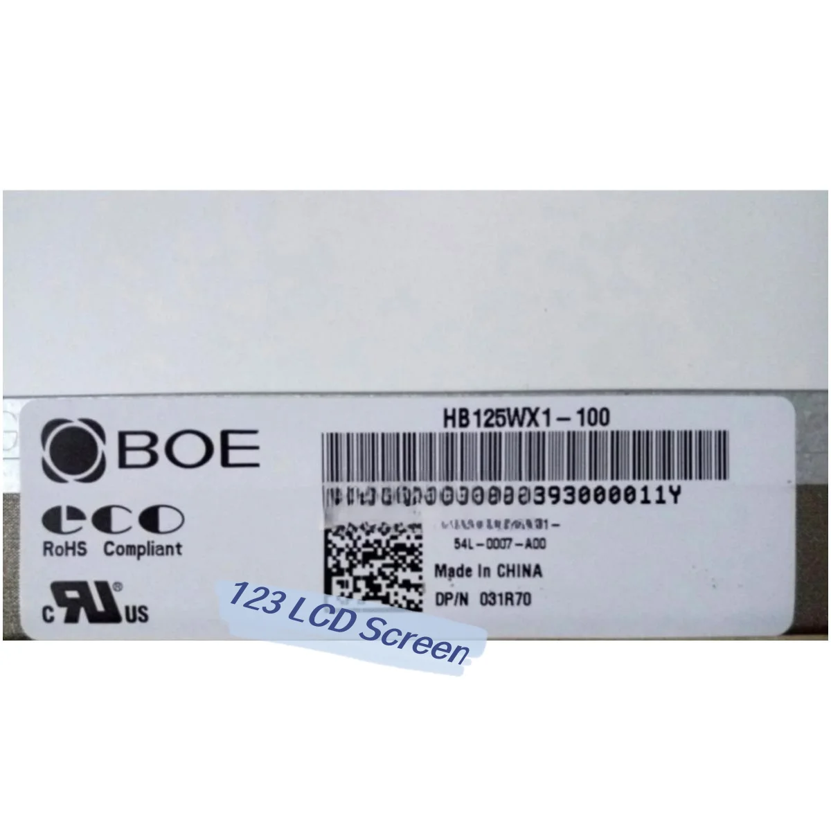 Imagem -03 - Tela de Exibição para hp Elitebook 30 Pinos 125 820 g1 g2 g3 1366x768 Lp125wf4-spb2 B125xtn02.0 Lp125wh2-tpb1 Hb125wx1100