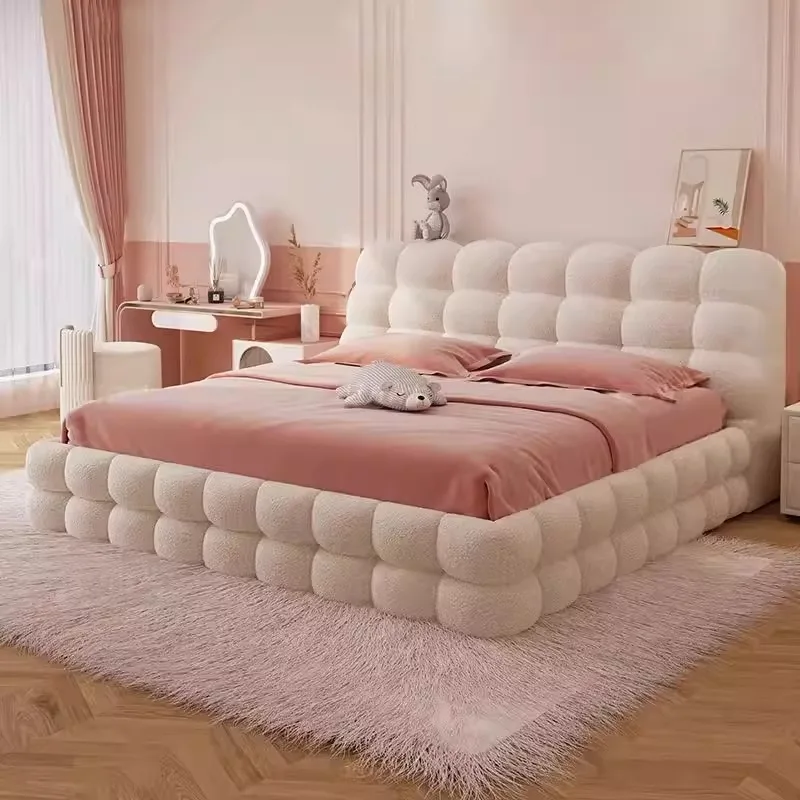 

Bedside Table Double Bed Decoration Girls Box Headboards Single Queen Double Bed Bedroom Loft Camas De Dormitorio Furniture Home