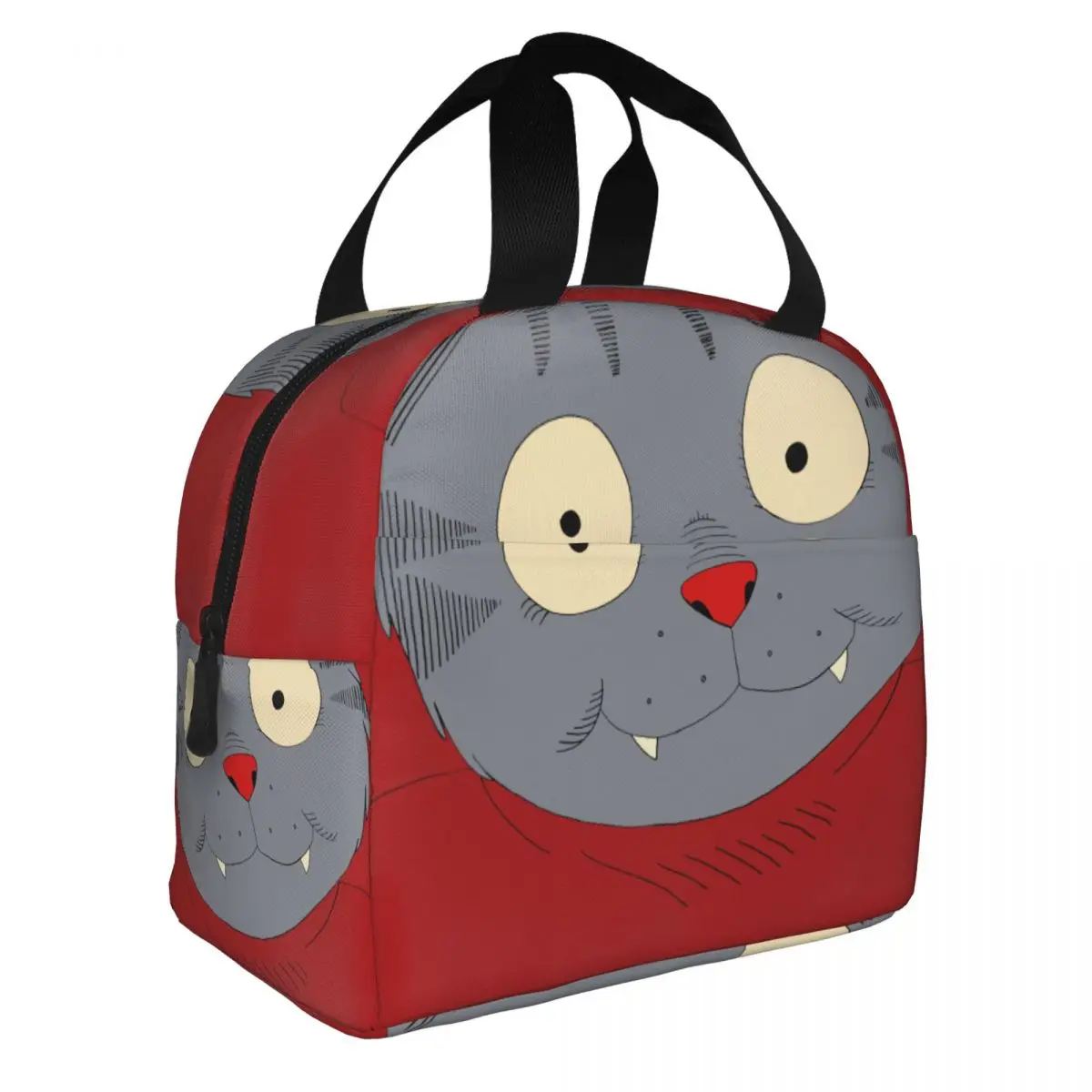 Dla studentów Szkoła i biuro Izolacyjna torba ryżowa Zabawa Wzmocnienie uchwytów T-The Nine Lives of Fritz the Cat Tote Lunch Box Bag