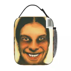 Aphex Twin Thermal Insulated Lunch Bags School Portable Bag for Lunch Thermal Cooler Lunch Box