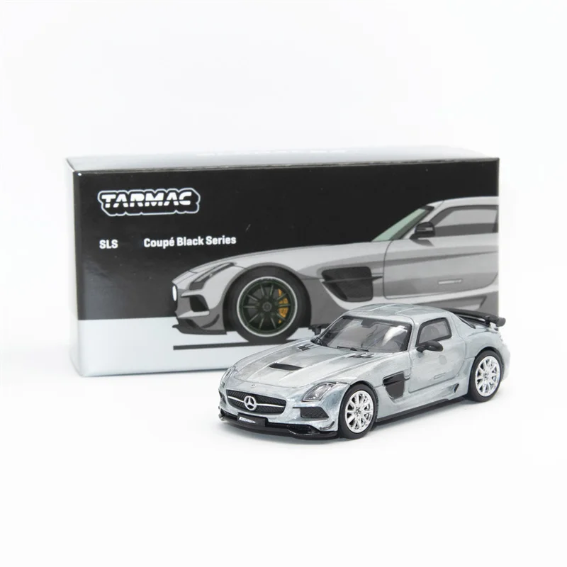 Chase Tarmac Works 1:64 SLS Coupé Black Series Silver Metallic