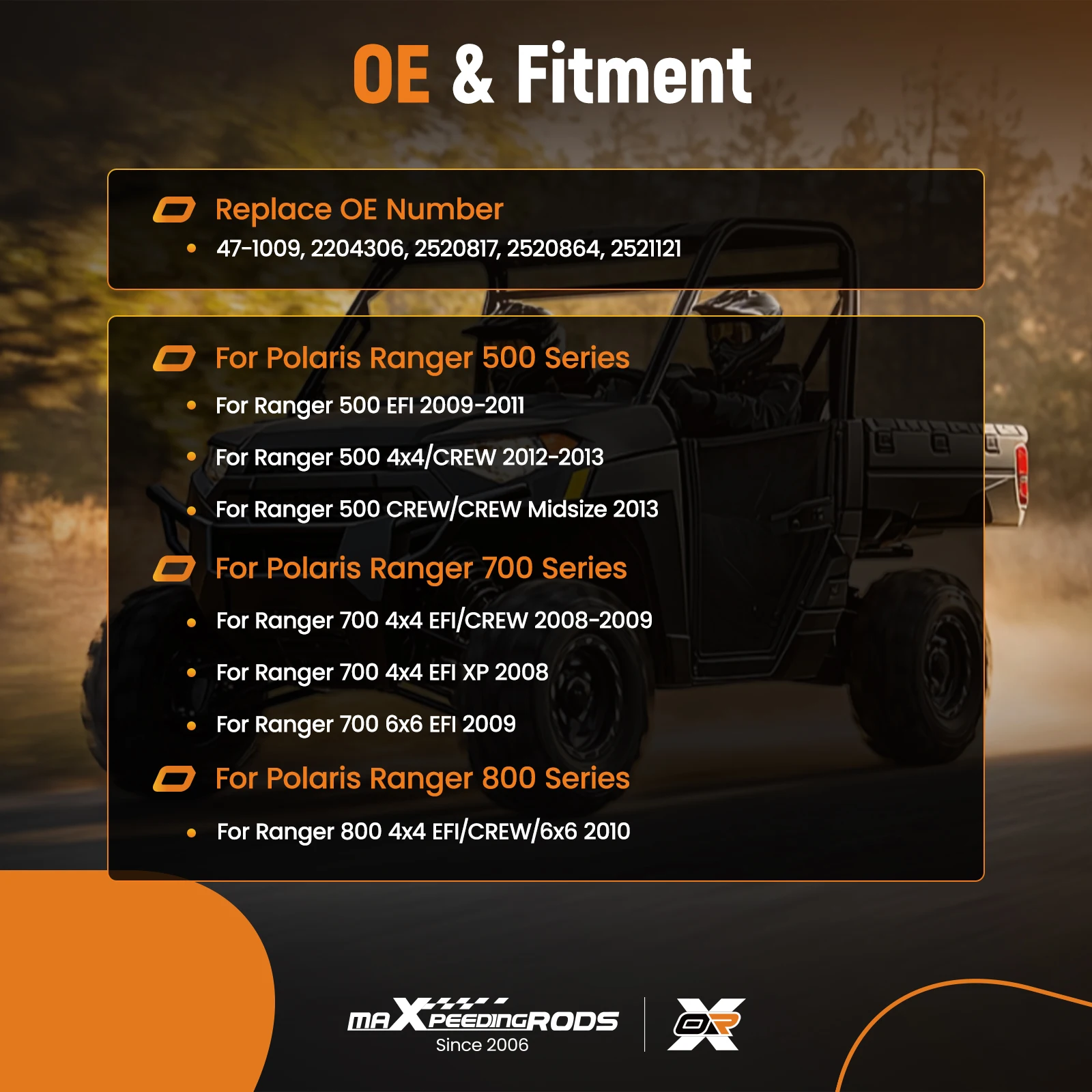 

Fuel Pump Module for Polaris Ranger 700 800 4x4 6x6 EFI Crew 2008-2010