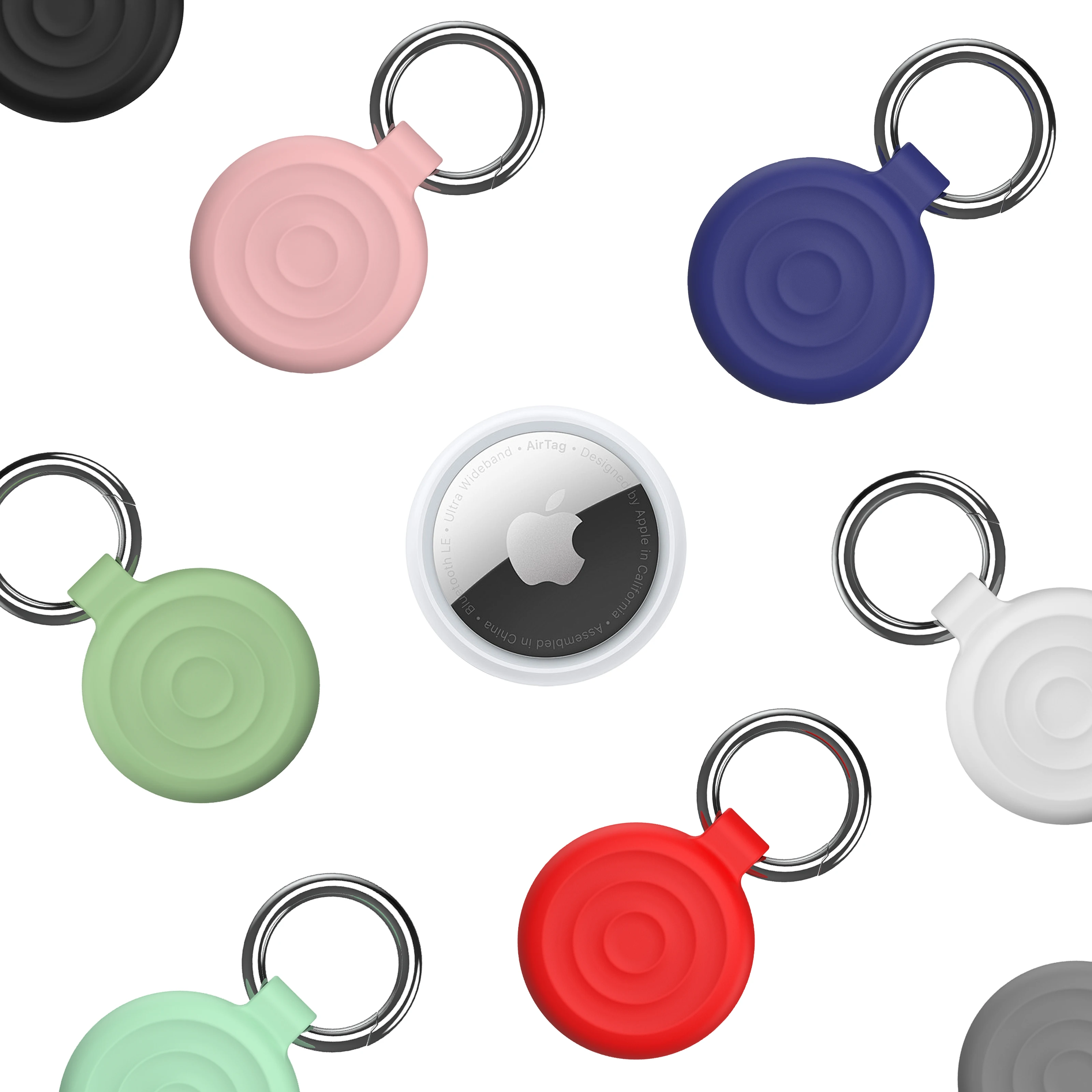 

Airtag Protective Case Waterproof Keychain Compatible With HOCO E91 GPS Pets Cars Tracker Locators For Apple Find My Position