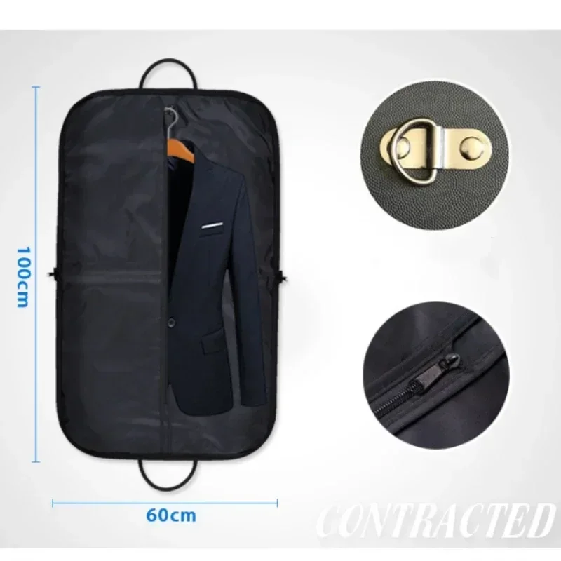 Dustproof Travel Suit Cover Bag Waterproof Oxford Clothes Dust Cover Luggage Protector Garment Bag Portable Travel Organizer