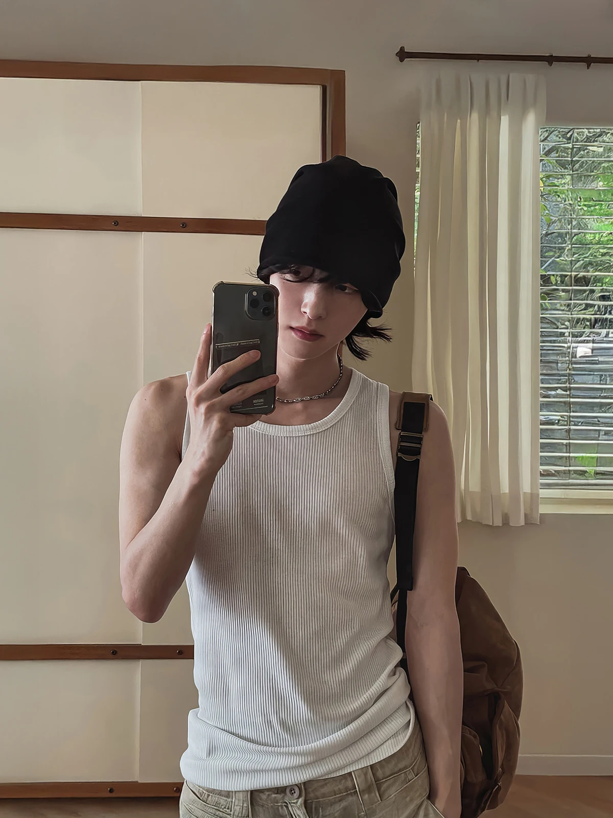 

Мужская летняя майка Davidme American Vertical Stripes Tank Top: эластичная, облегающая, для спорта и фитнеса, подчеркивающая мускулатуру верхней части тела