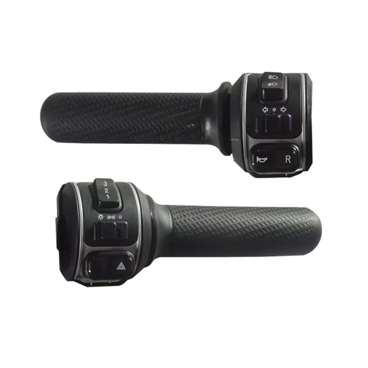 All-in-One Throttle Accelerator Grip, Handlebar Control Unit with Light, Horn, Turn Signal and Reverse Switch