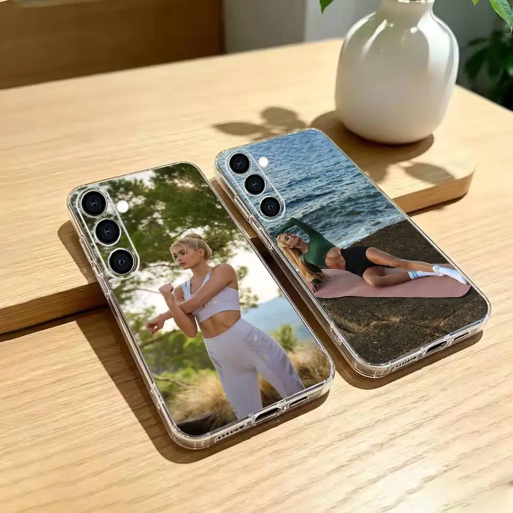 Pamela Reif – coque de téléphone transparente et souple, pour Samsung A73,A72,A71,A70,A51,A52,A53