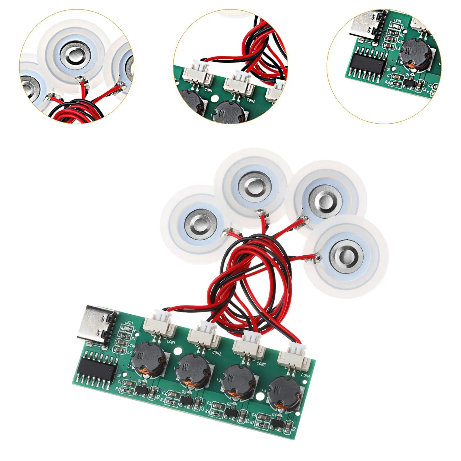 USB-модуль увлажнителя, набор профессиональных домашних DIY DC 5 В, распылительный диск