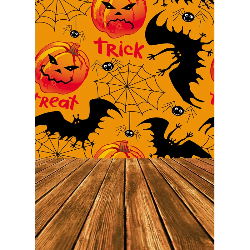 Fondo de Halloween para fotografía de bebé, farol, calabaza, castillo, bosque, Luna, lápida, accesorios de estudio fotográfico, 1911 CXZM-52