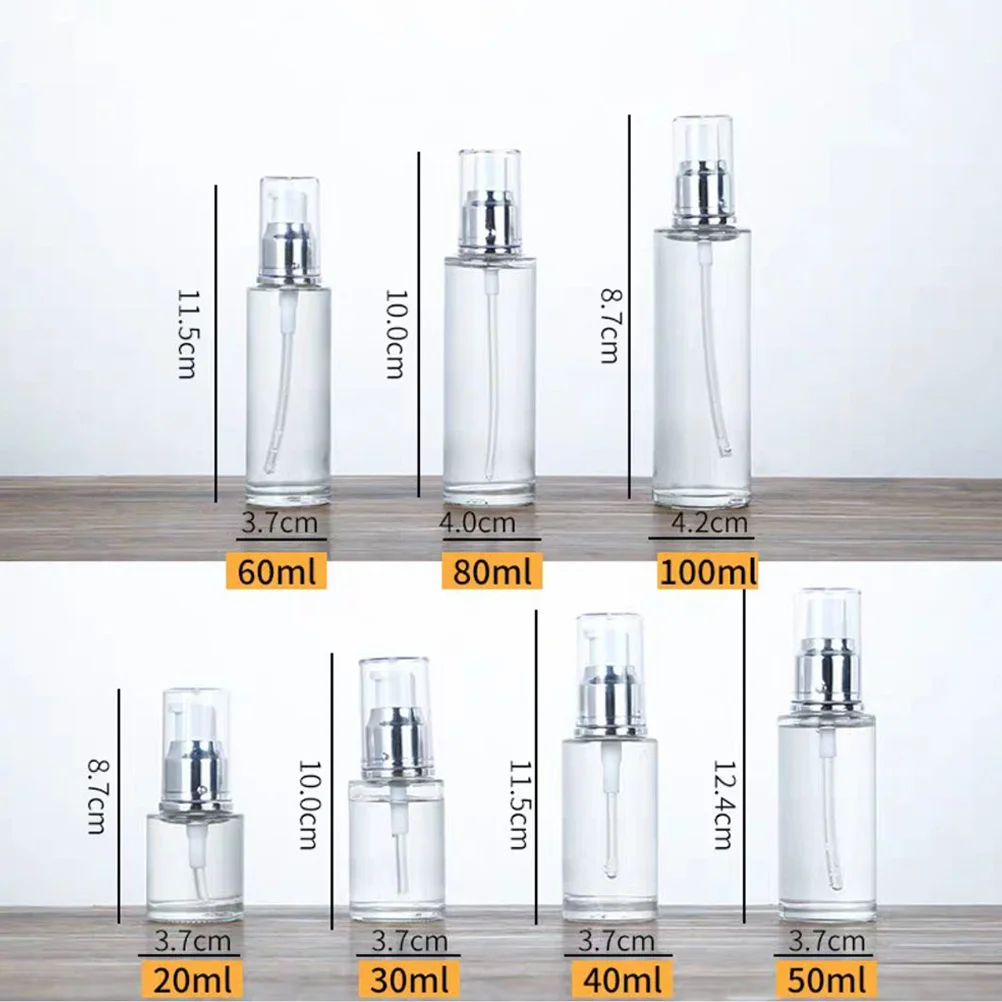 3 szt. Butelki na balsam Puste z pompką Przenośne pojemniki na olejki eteryczne Podróżne butelki na olejki do paznokci Złoto-białe 30 ml