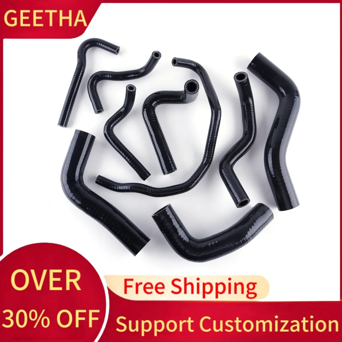 

FIT FOR MAZDA ROADSTAR MIATA MX-5 NA6CE B6ZE 1.6L 1989-1993 SILICONE RADIATOR HOSE