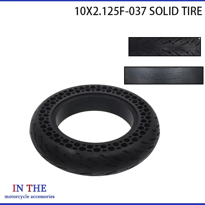 10x2.125 Solid Tyre Tubeless Tire for Xiaomi Mijia M365 Electric Scooter Non-Pneumatic Explosion-proof 10 Inch Tires Accessories