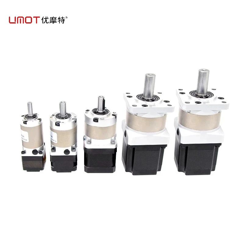 UMOT High Precision Nema 8/11/17/23/24 Planetary Gearbox Stepper Motor Small Ratio 1:3/1:4/1:5/1:7/1:9/1:10/1:15/1:16/1:20/1:25