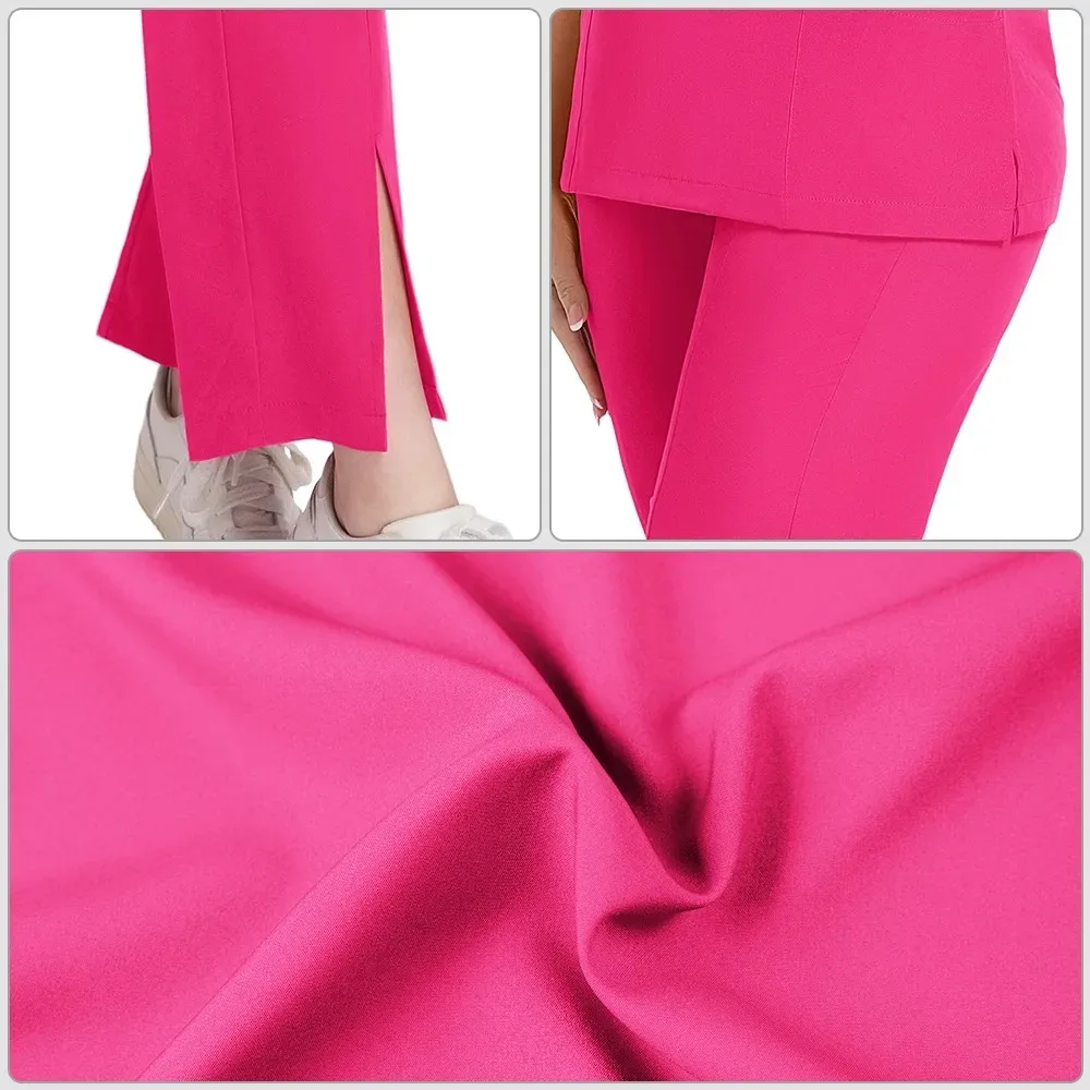 Nuovo Uniforme Chirurgica Womar Uomini Infermiera Medica Scrub Set Morbido E Traspirante Jogger Infermieristica Clinica Abbigliamento Da Lavoro Scrub Medico Donne