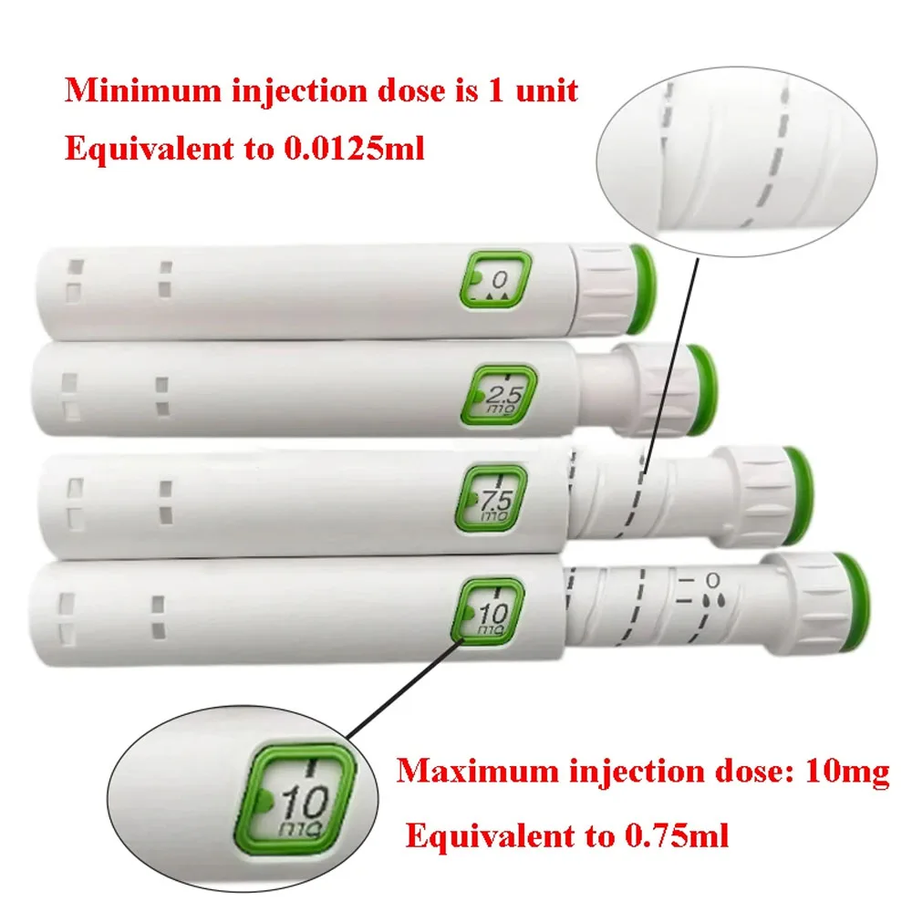 Wholesale 20Pcs 3ML Adjustable Dose Disposable Injection Pen, Empty Plastic Insulin Pen, Multifunctional Daily Tattoo Pen