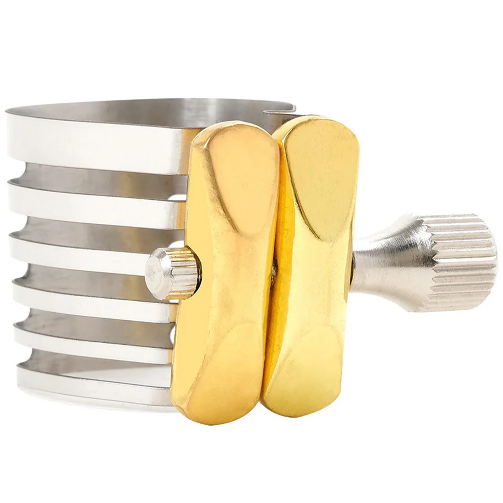 الفولاذ المقاوم للصدأ الساكسفون ضمد مشبك معدني متين براعة دقيقة سطح أملس سهل التركيب عمر خدمة طويل #3