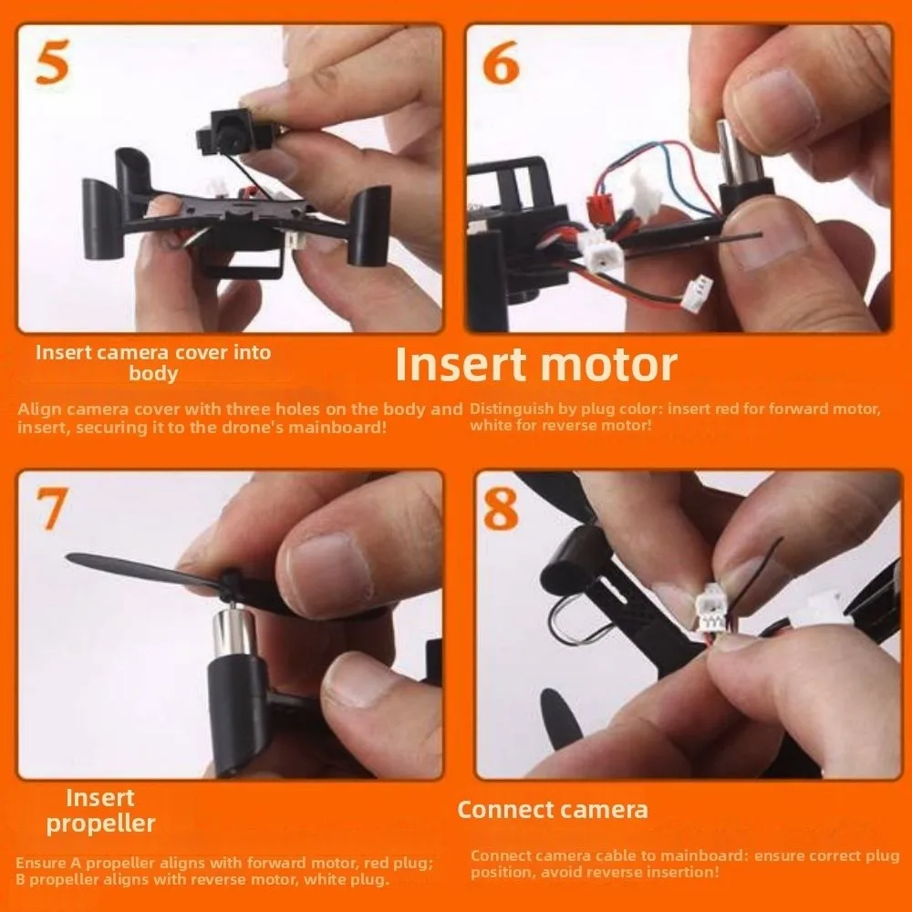 Mini DM002 Aerial Model Multistyles Plastic Quadcopter Assembly Aircraft Accessories DIY Teaching Training