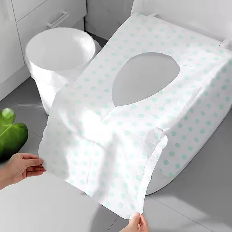 5/10/20Pcs Disposable Paper Toilet Seat Covers Camping Loo wc Bacteria-proof Cover for Travel Bathroom Universal Size TMZ view 6