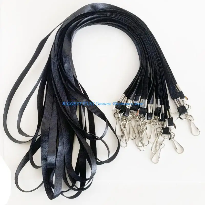 

F68B 100 Pcs Neck Lanyard Multicolor Lanyards Neck Strap Lanyard with Clip for Studen