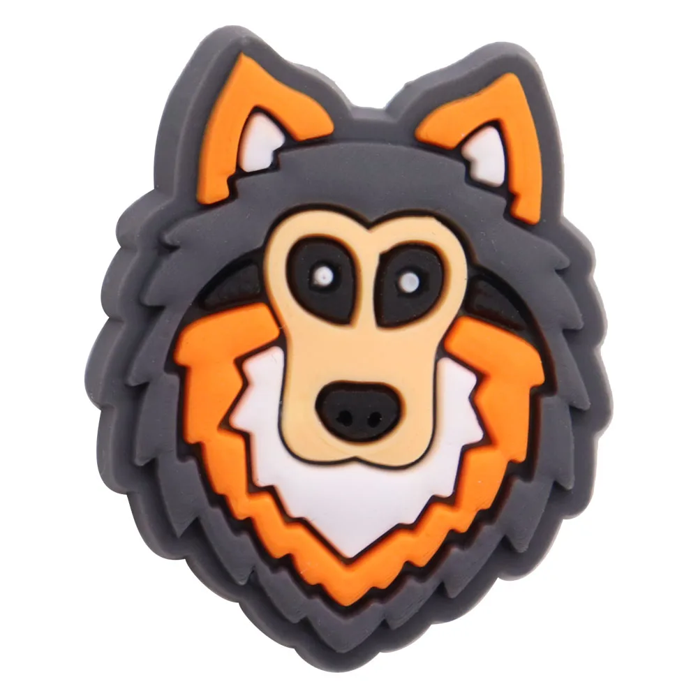 1pcs pvc schöne Hunde Tiere Grenze Collie Hausschuhe Schuh Charms Jungen Mädchen Schnalle Zubehör verstopfen DIY Geburtstags geschenk