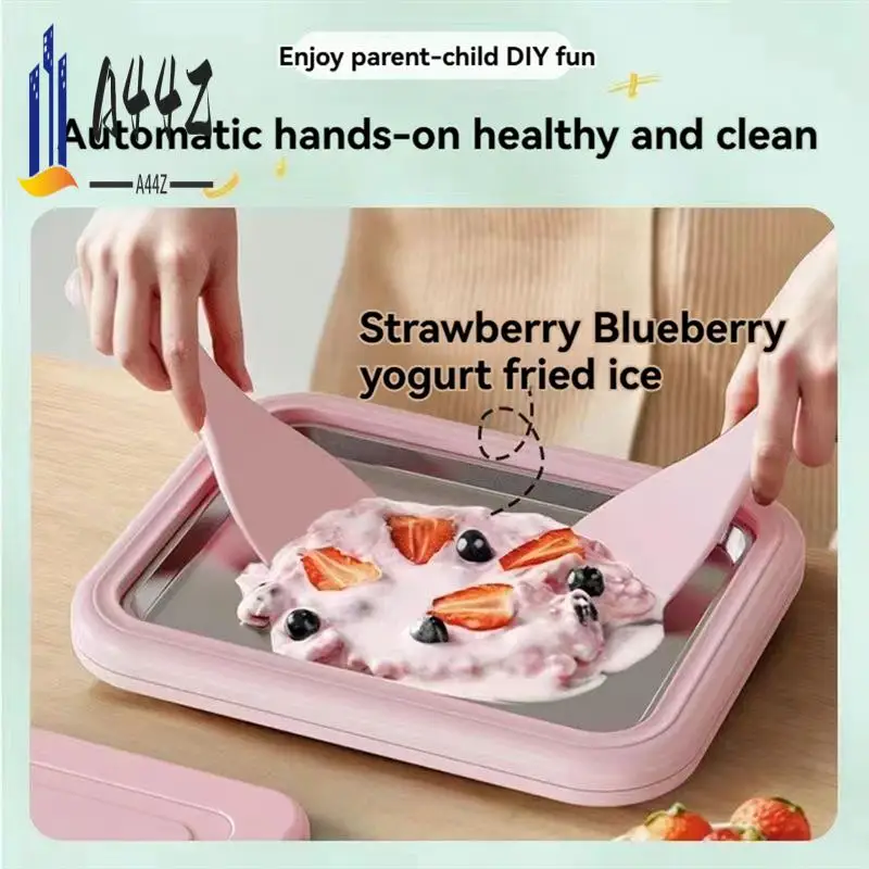 

A44Z-Fried Yogurt Machine Home-Made Mini Fried Ice Machine Instant Cold Plate Ideal For Making Rolled Ice Cream