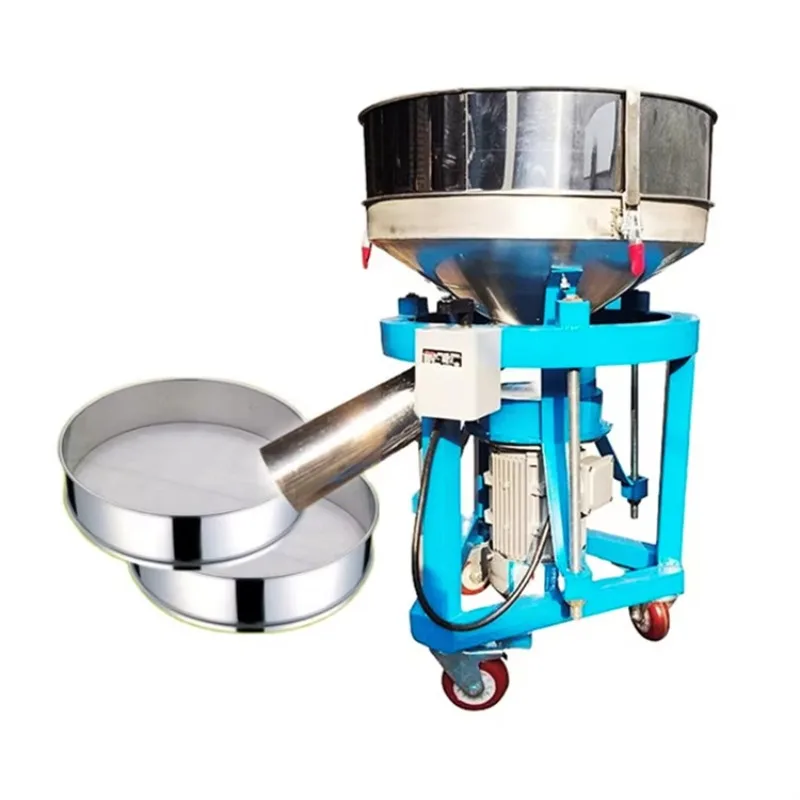 Electric Stainless Steel Vibrating Screen Plastic Powder Food Vibrating Screen Flour Sieving Machine
