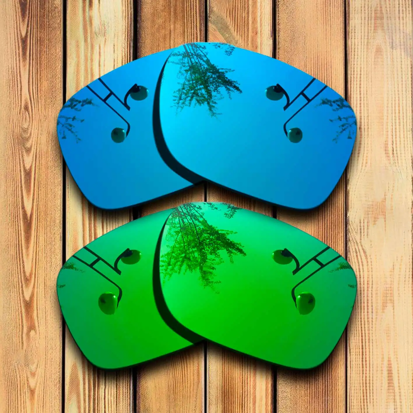 

100% Precisely Cut Polarized Replacement Lenses for Holbrook XL Sunglasses Blue& Green Combine Options