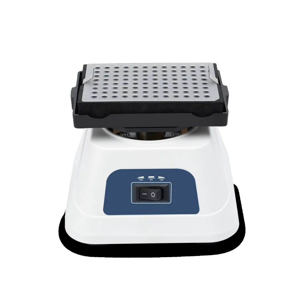 IKEME Vortex Mixer Microplate Shaker 96-Well Micro Plate Mixer 2800rpm Laboratory Equipment Cell Culture Plate Oscillator Mixer