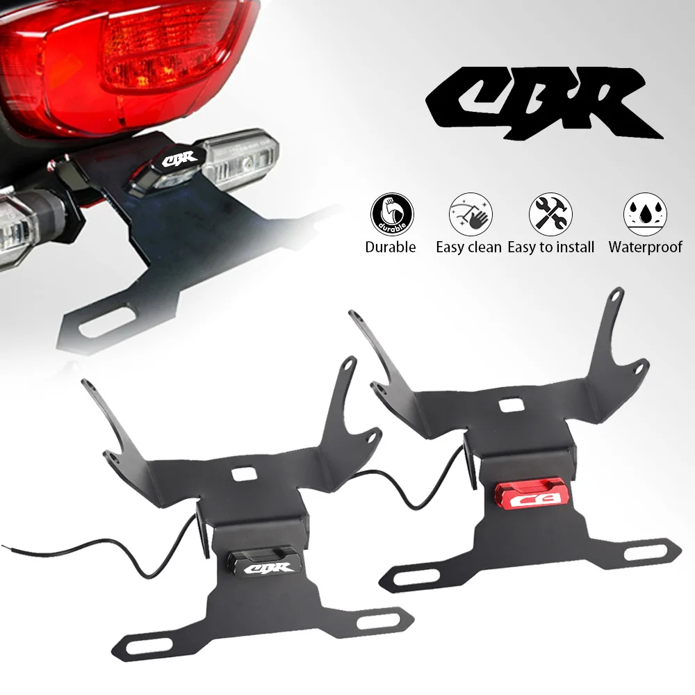 

CB 650R 2021-2022 Motorbike Rear License Plate Holder Bracket with Light Tail Tidy Fender Eliminator FOR HONDA CB650R/CBR650R