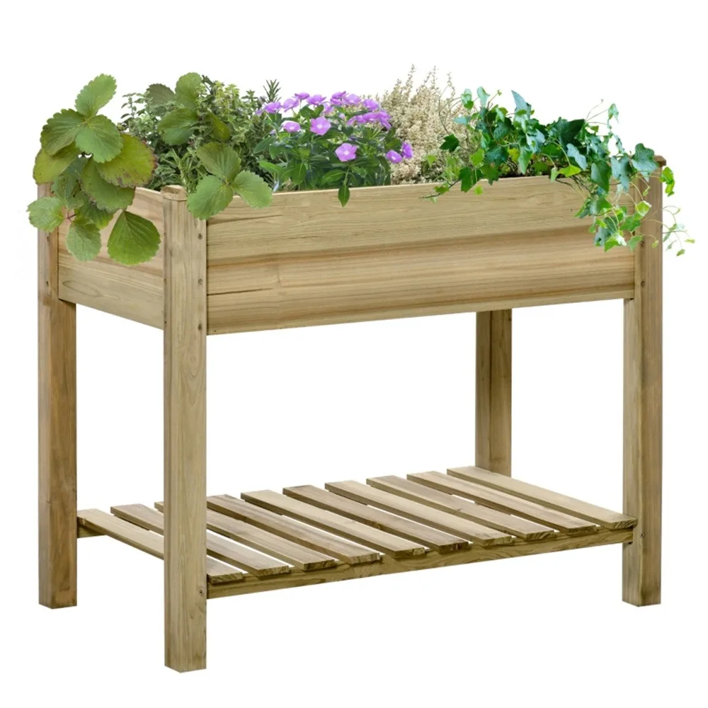 

PieceRaised Garden Bed or gardens, balconies, and patio,saving space,Planter Raised Beds