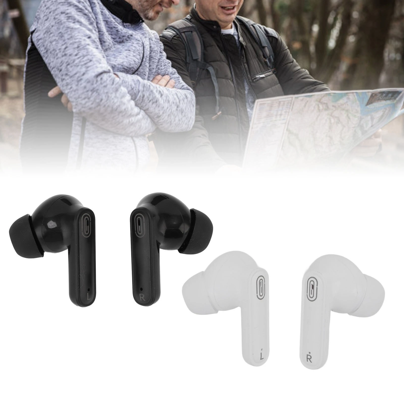 Auricolari traduttore di nuove lingue 144 lingue Auricolari wireless Bluetooth 5.4 Dispositivo di traduzione per viaggi d'affari e apprendimento