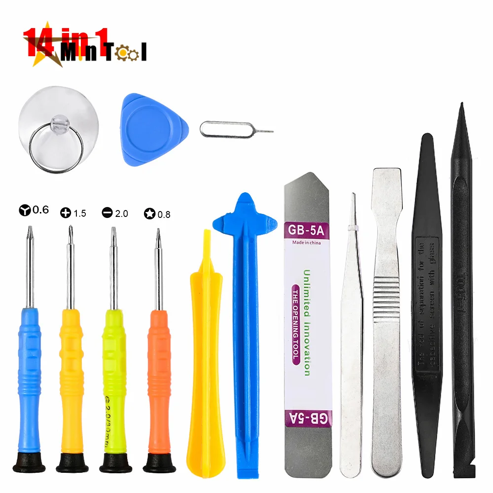 22 in 1/14 in 1 Mobile Phone Opening Screwdriver Set for iPhone Laptop Computer Disassemble Hand Tool Set  Repair Electical Tool