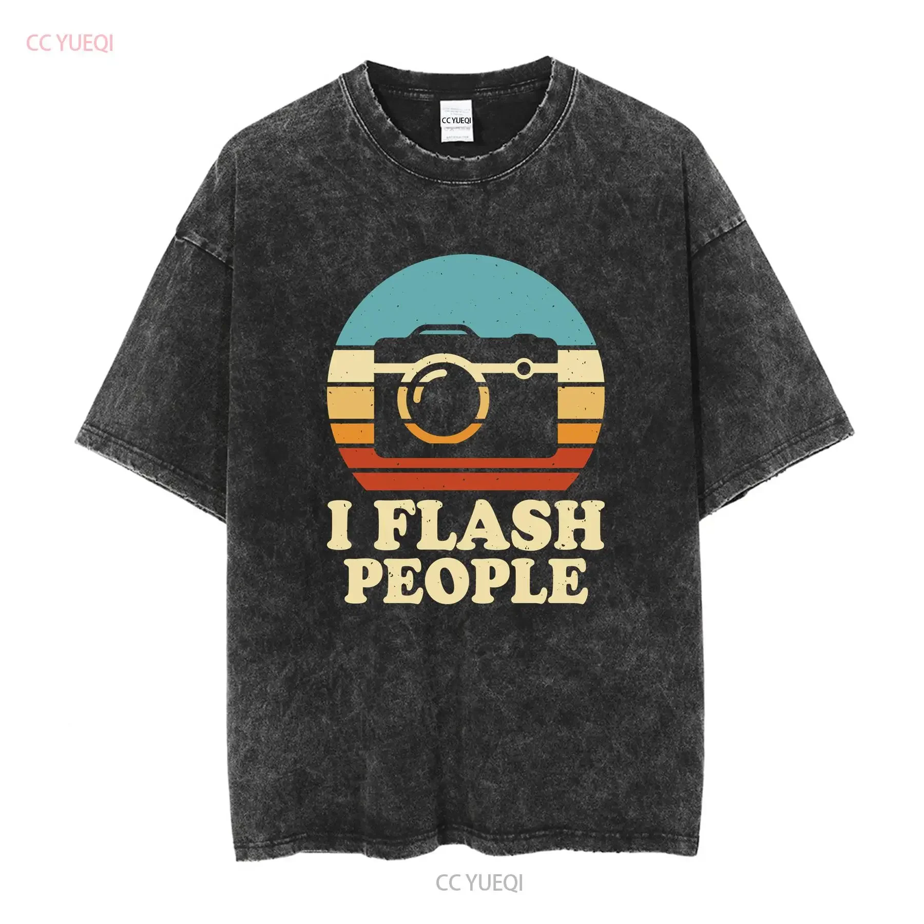 I Flash People T Shirt Photography Camera Photographer Design Lover Aperture for her long or short sleeves vintage Washed
