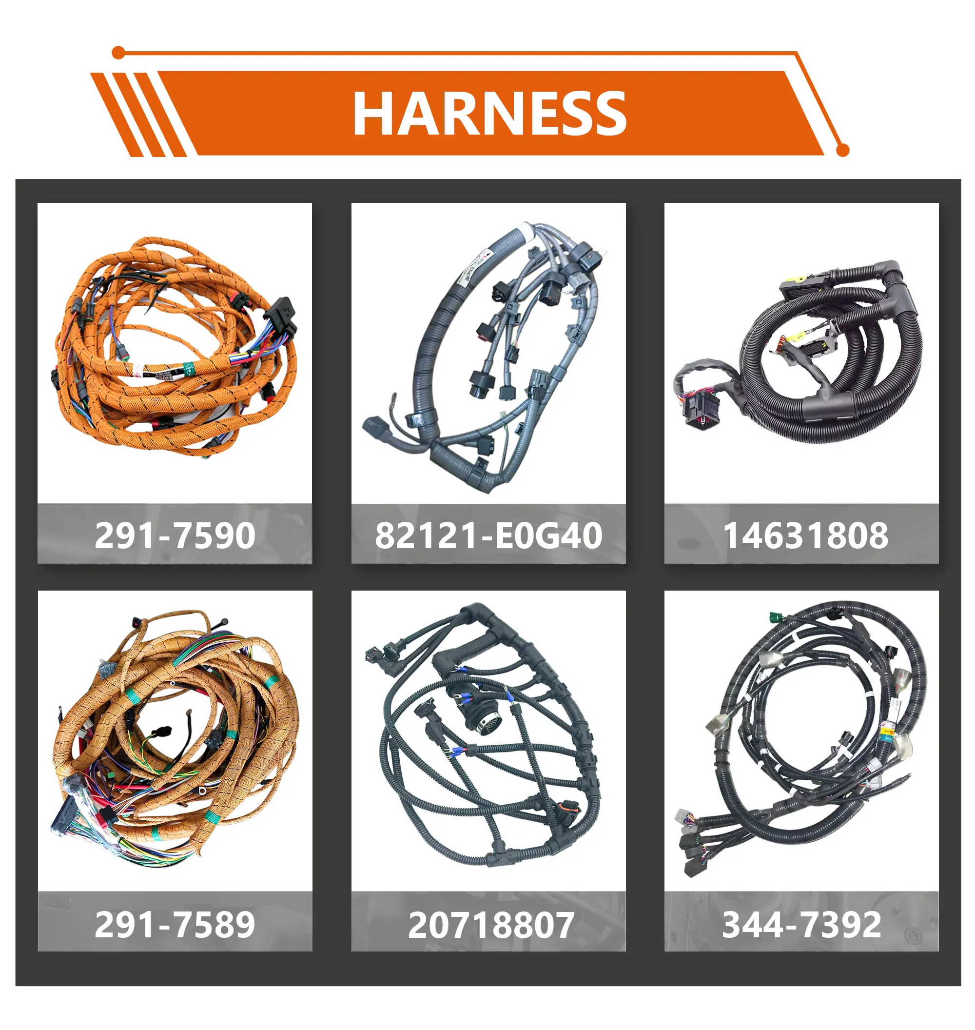 4HK1 Bagger JS200 JS220 Rahmen Hauptkabelbaum 332/J3294 für JCB Kabelbaum